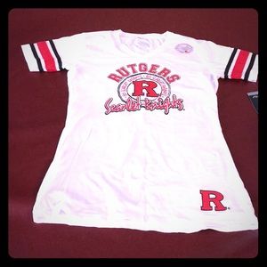 Rutgers collegiate t-shirt:  ladies small